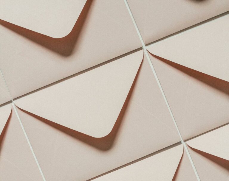 fancy envelopes, off-white color