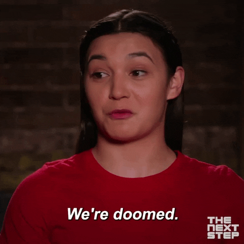 we're doomed gif