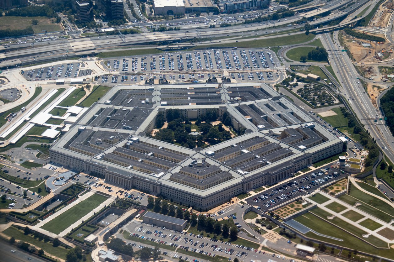 Aerial view of the Pentagon