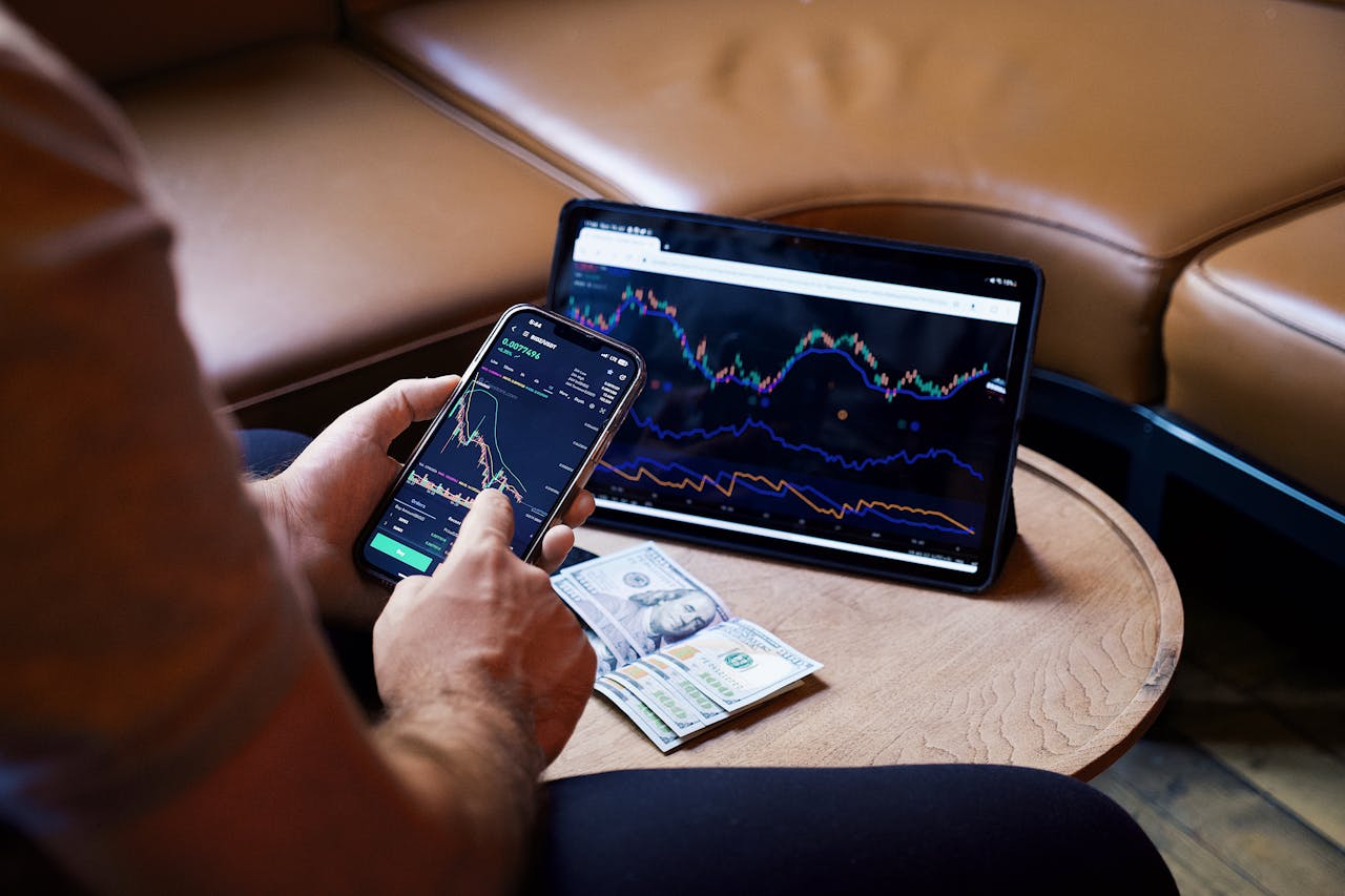 guy buying stocks