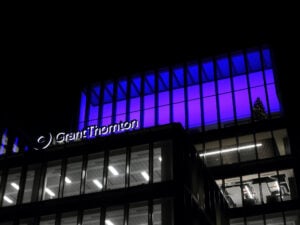 Grant Thornton office at night