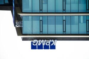 KPMG building exterior, inverted because Australia