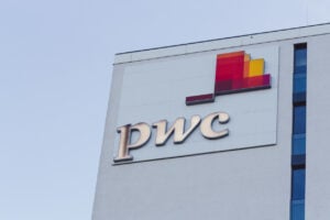 PwC exterior sign